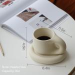 WENSHUO Funny Chubby Coffee Mug - 9 oz