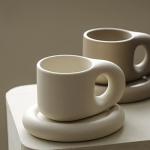 WENSHUO Funny Chubby Coffee Mug - 9 oz