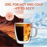 Sweese Set of 2 Double Wall Glass Coffee Mugs
