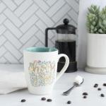 Teal "Choose Joy" Inspirational Coffee Mug for Her