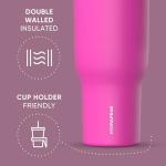 Hydrapeak 40 oz Insulated Travel Mug with Handle