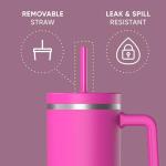 Hydrapeak 40 oz Insulated Travel Mug with Handle