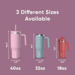 Hydrapeak 40 oz Insulated Travel Mug with Handle