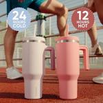 Hydrapeak 40 oz Insulated Travel Mug with Handle