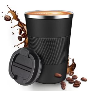 Baodaadan 12oz Insulated Travel Coffee Mug