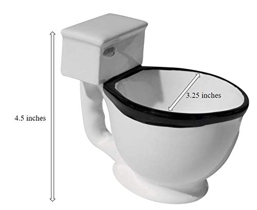 Evelots Funny Toilet Mug Coffee Cup - Novelty