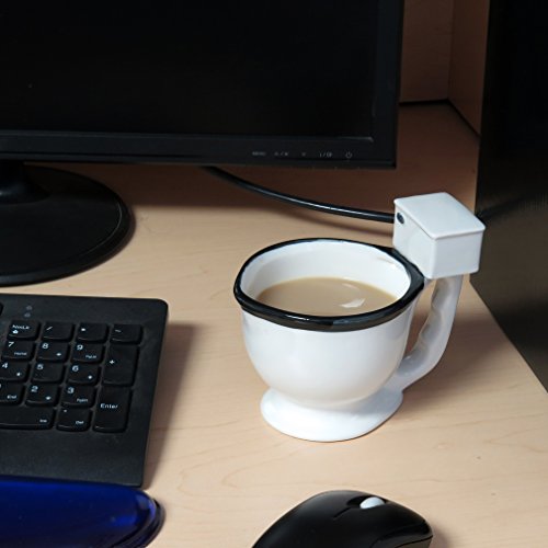 Evelots Funny Toilet Mug Coffee Cup - Novelty
