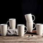 AmorArc Set of 6 Extra Large Coffee Mugs
