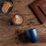 AmorArc Set of 6 Large Matte Blue Mugs