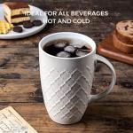 AmorArc Set of 6 Extra Large Coffee Mugs