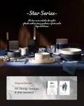 Famiware Star Coffee Mug Set for 4