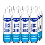 Streak-Free Foaming Glass Cleaner Spray, 19 oz