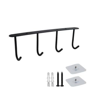 Modern Black Stainless Steel Mug Storage Hooks