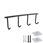 Modern Black Stainless Steel Mug Storage Hooks