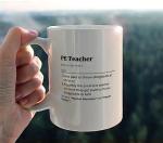 Minimalist Ceramic Mug - Perfect Gift for PE Teachers