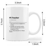 Minimalist Ceramic Mug - Perfect Gift for PE Teachers