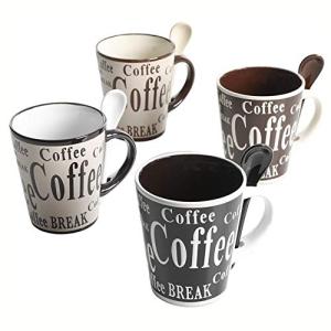 Mr. Coffee 8-Piece Mug and Spoon Set