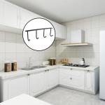 Modern Black Stainless Steel Mug Storage Hooks