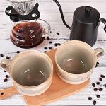 Bosmarlin Jumbo Ceramic Coffee Mug Set of 2
