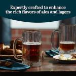 Set of 4 Libbey Heidelberg 16-Oz Beer Mugs