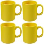 Vintage Stoneware Coffee Mugs - Set of 4
