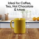 Vintage Stoneware Coffee Mugs - Set of 4