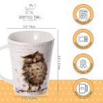 Cute Animal Coffee Mug Set of 4