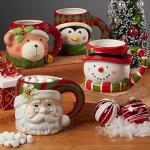 Multicolor Holiday Mug Set - 4 Pieces, 18 oz