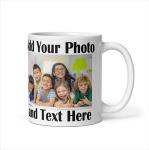 Personalized Photo and Text Coffee Mug