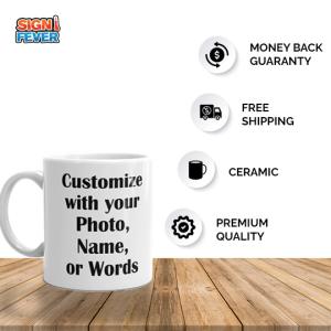 Personalized Ceramic Coffee Mug with Custom Image