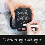 Custom Chalkboard Ceramic Coffee Mug, 300ml