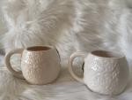 Set of Two Vintage Hand Painted Face Mugs