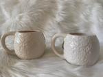 Set of Two Vintage Hand Painted Face Mugs