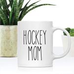 Rustic Farmhouse Ceramic Coffee Mug for Hockey Moms