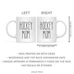 Rustic Farmhouse Ceramic Coffee Mug for Hockey Moms