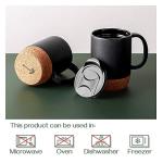 DOWAN 15 oz Ceramic Coffee Mugs Set of 2