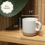 Speckled White Ceramic Coffee Mug – 12oz