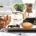 Marble Coffee Mug Set with Lids and Spoons