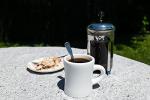 Ceramic Retro Diner Mug with C-Handle - White