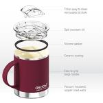 Asobu Ceramic Travel Mug with Handle, 12oz