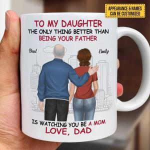 To My Daughter From Dad Personalized Mug