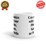 Personalized Ceramic Coffee Mug with Custom Image