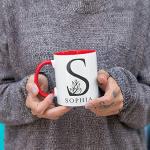 Personalized Initial Coffee Mug - 9 Colors
