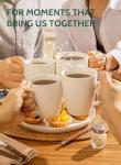 Sweese 16 Ounce Porcelain Coffee Mugs - Set of 6