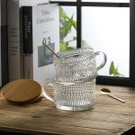 Vintage 4-Piece Coffee Mug Set with Lids
