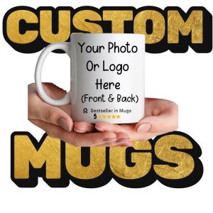 Custom Printed Ceramic Coffee Mug – 11oz