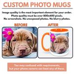 Personalized Photo Coffee Mug - Custom Picture & Text