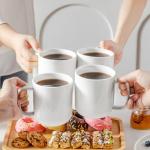 Vancasso 16 oz Porcelain Coffee Mugs Set of 6