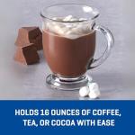 Set of 6 Anchor Hocking Glass Coffee Mugs