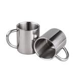 Unbreakable Double-Walled Stainless Steel Coffee Mugs - Set of 2